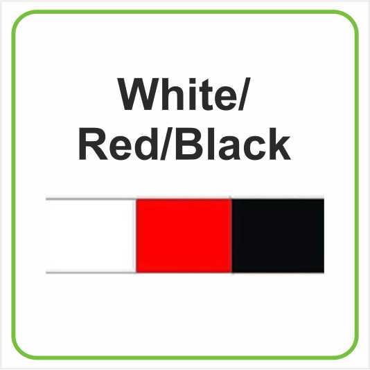 White/Red/Black