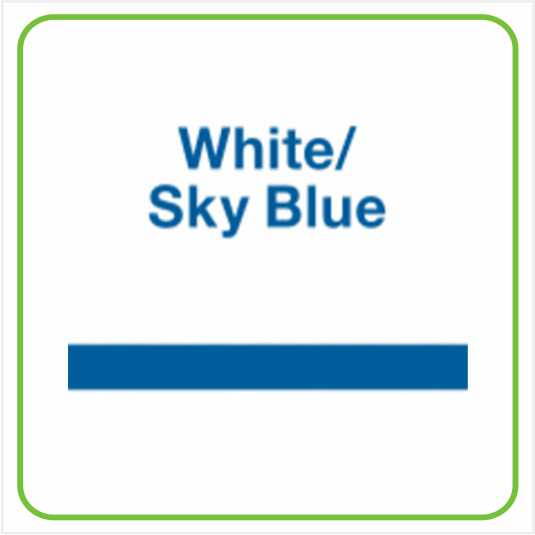 White/Sky Blue