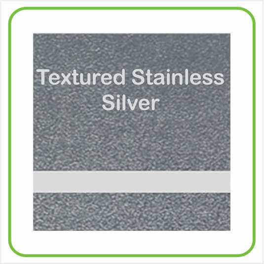 Textured Stainless Silver