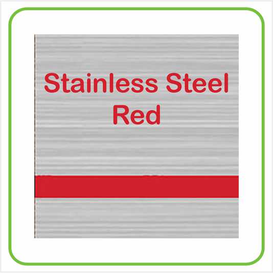 Stainless Steel Red