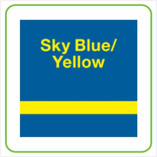 Sky Blue/Yellow