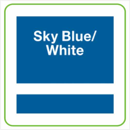 Sky Blue/White