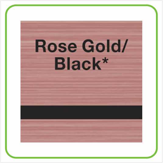 Rose Gold/Black