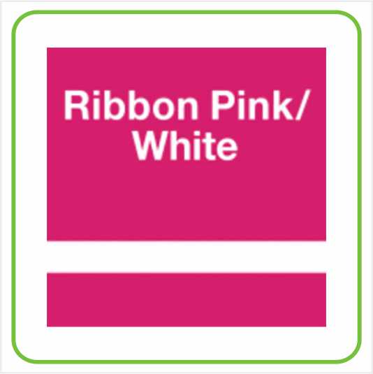 Ribbon Pink/White