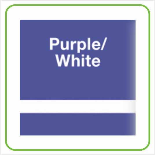 Purple/White
