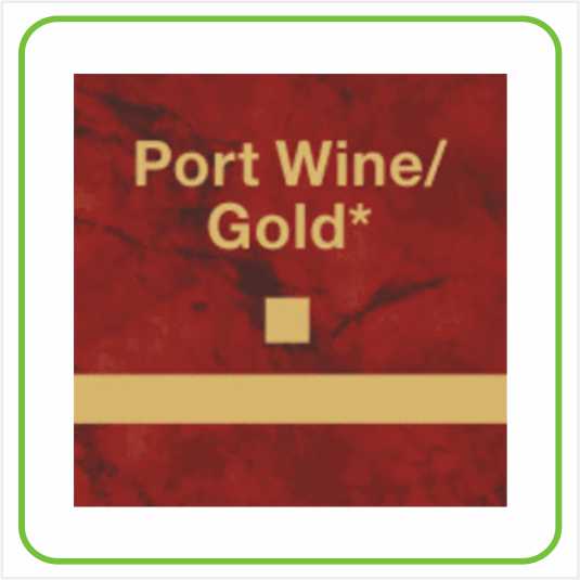 Port Wine/Gold