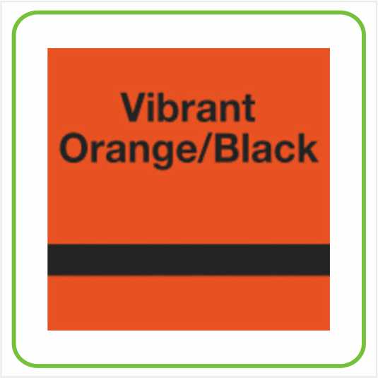 Vibrant Orange/Black