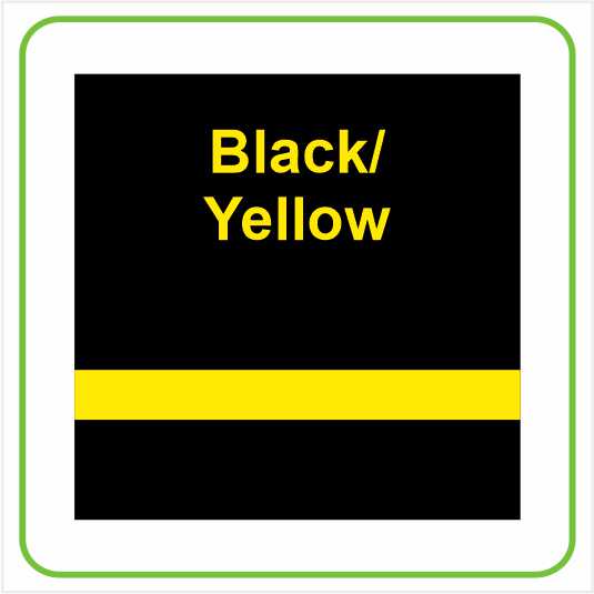 Black/Yellow
