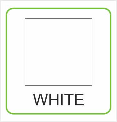 White imprint