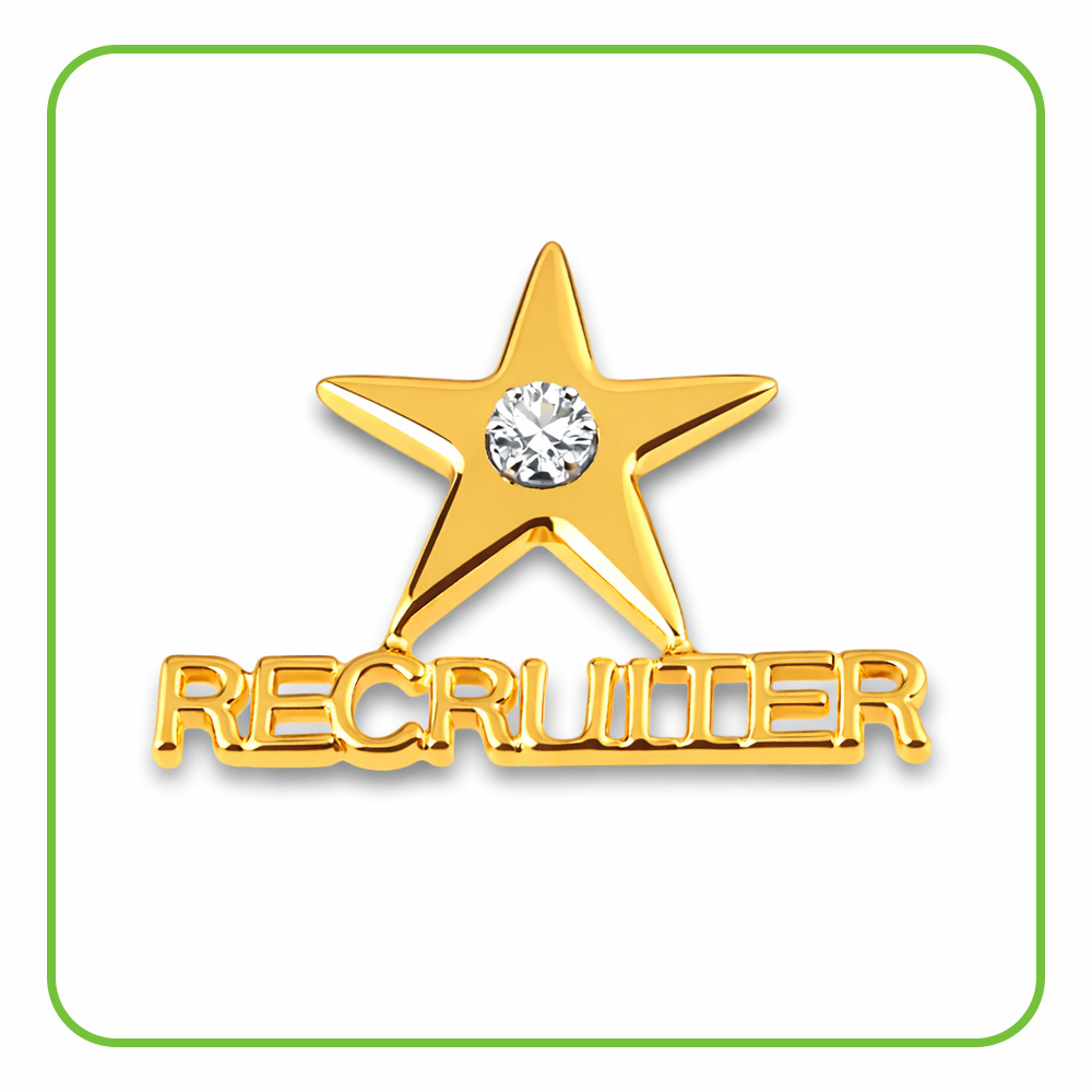Diamante Lapel Pin — image 4