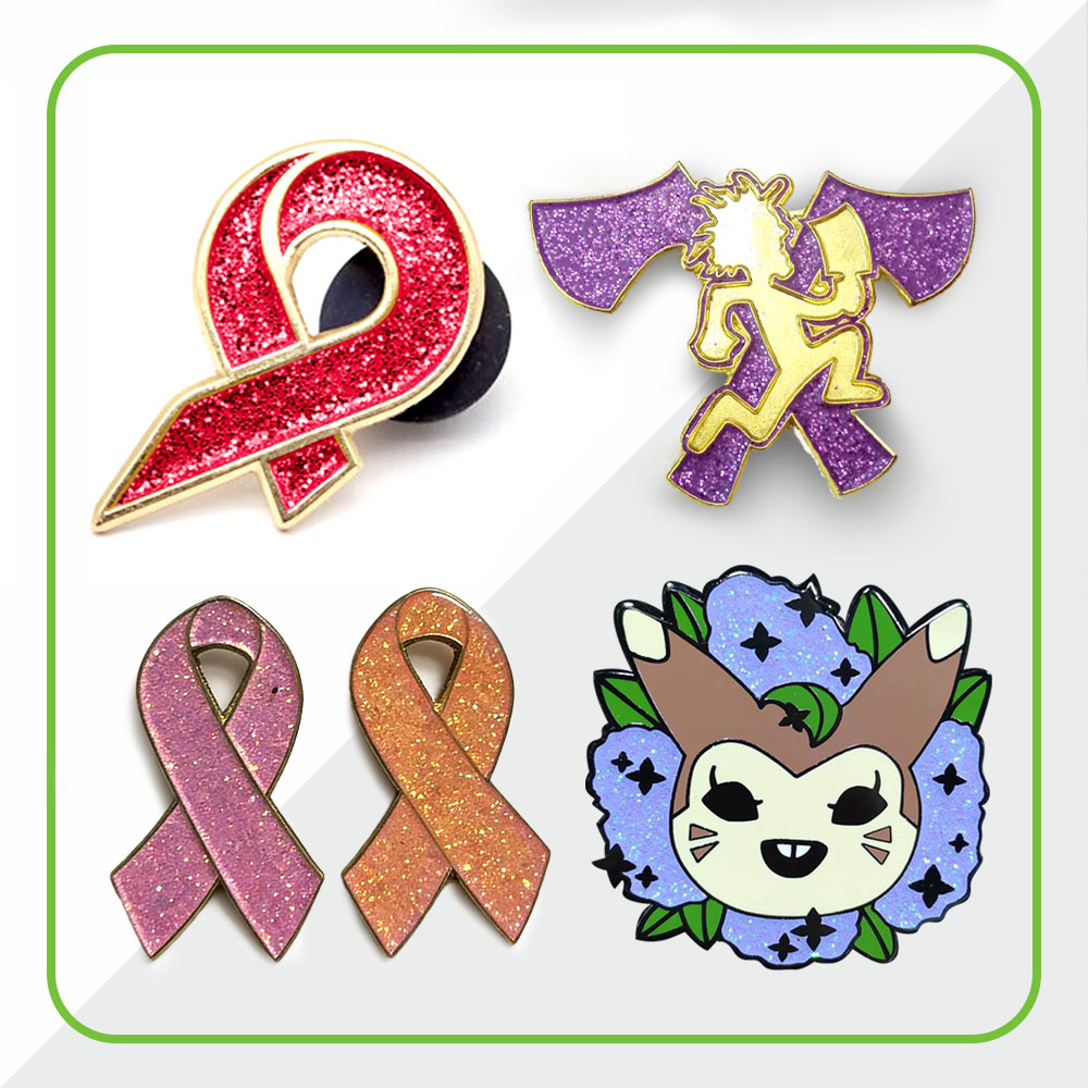 Glitter Lapel Pin — image 1